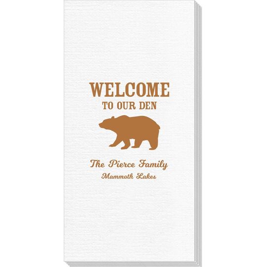 Welcome To Our Den Deville Guest Towels